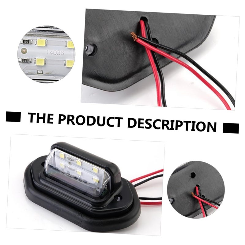 30V LED License Plate Light Universal Car Low Consumption Easy Installation - Image 4