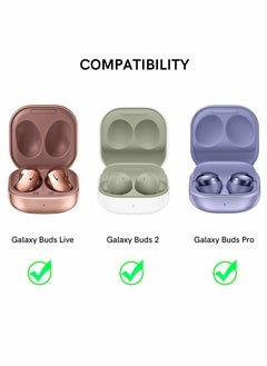 Y&D Earphone Protective Cover, for Samsung Galaxy Buds 2 Pro Case / Live Stylish Hard TPU Shockproof Cover Women Girls (Mandala, with Keych  - Image 3