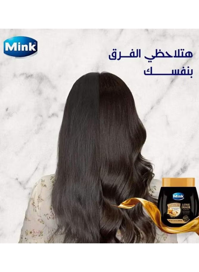 منك مينك مسك للشعر بالعسل وزيت الأرجان والقمح - 800 مل - Image 4