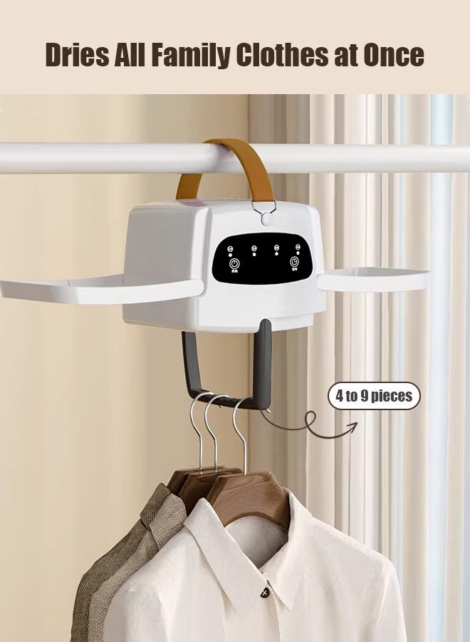 APEX Portable Laundry Dryer, Multifunctional Electric Dryer Machine, Mini Clothes Dryer with Dryer Bag, 2 Gear Adjustable Small Dryer Machine - Image 4