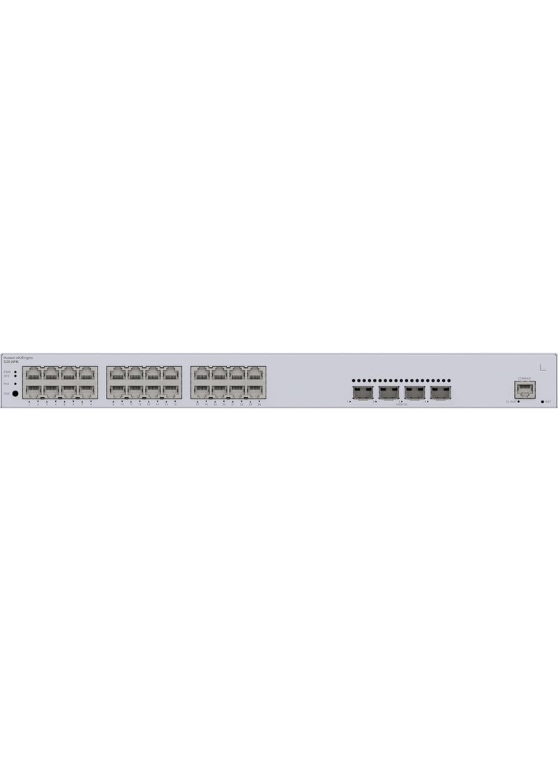هواوي ايكيت هواوي S220-24P4X - مفتاح جيجابت PoE+ مزود بـ 24 منفذًا مع 4 منافذ SFP+ Uplink بسعة 10GE (بميزانية 400 واط PoE) - Image 4