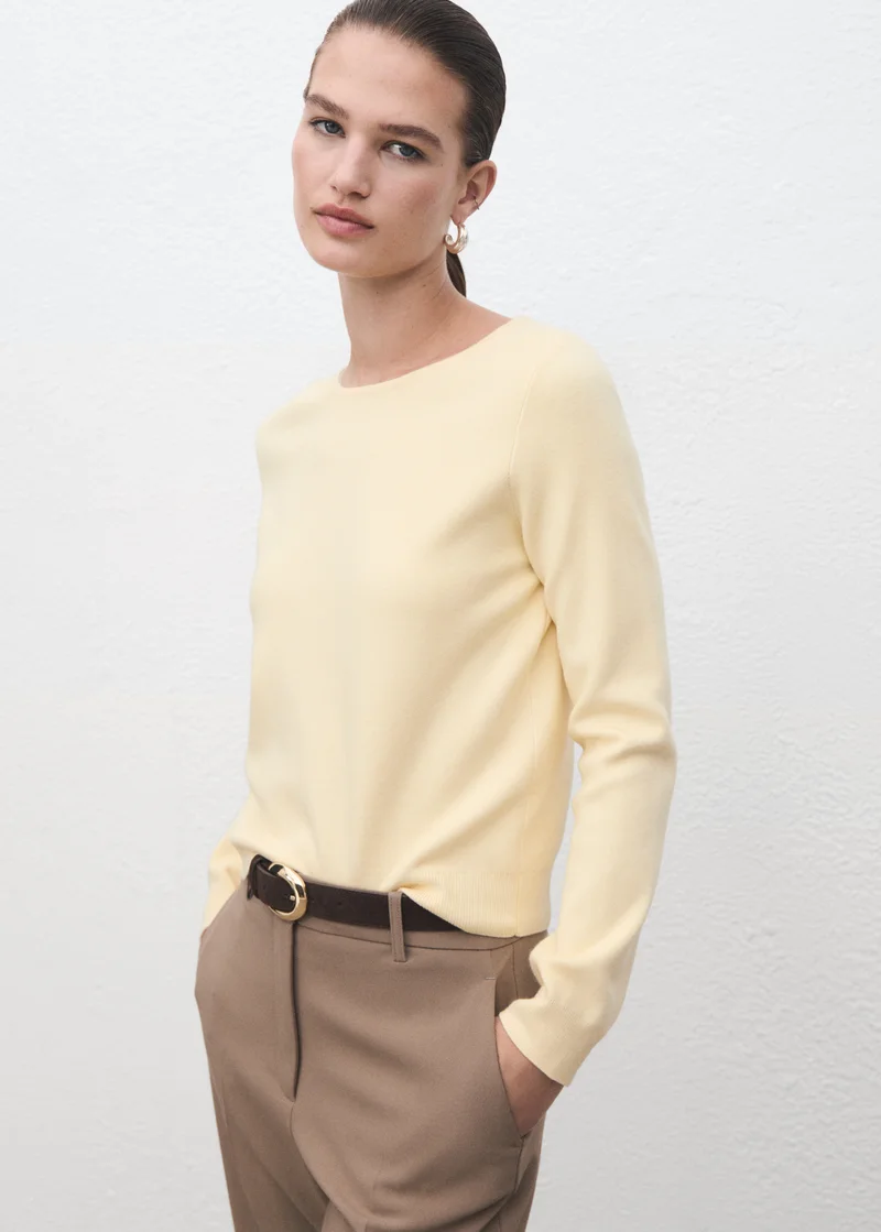 MANGO Fine-knit sweater