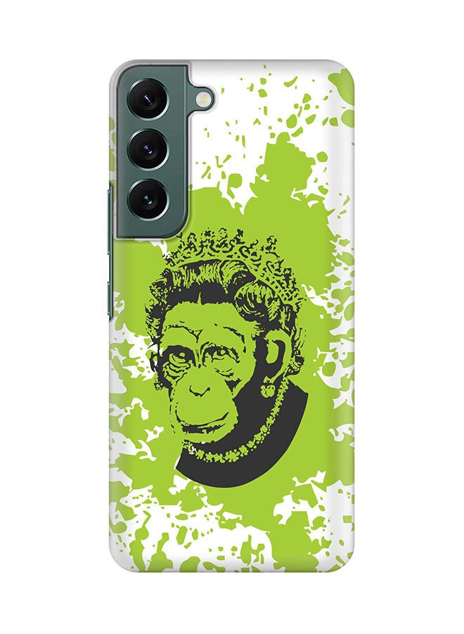 Stylizedd Case for Samsung Galaxy S22 5G Slim Snap Classic Series Shield Matte Finish Print - Ape Queen - Image 1