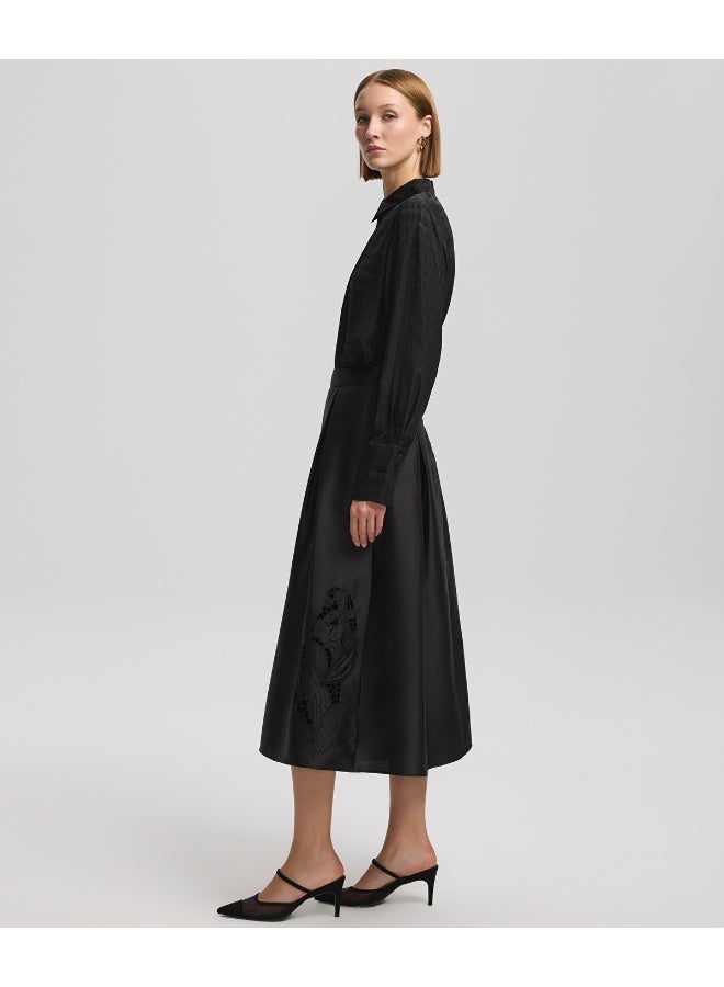 Ipekyol Embroidered A-Line Skirt - Image 1