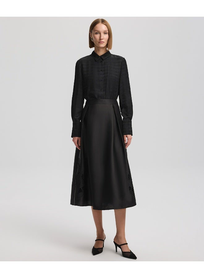 Ipekyol Embroidered A-Line Skirt - Image 5