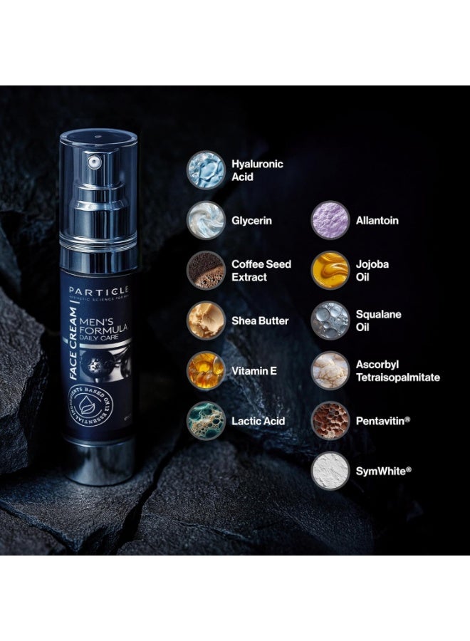 Particle 6-in-1 Face Cream for Men, Men’s Daily Hydrating Moisturizer with Vitamin C, Jojoba Oil, Vitamin E & Hyaluronic Acid, Skin Care Routine, Healthy Skin Support, Pack of 1, 1.7 FL OZ - Image 3