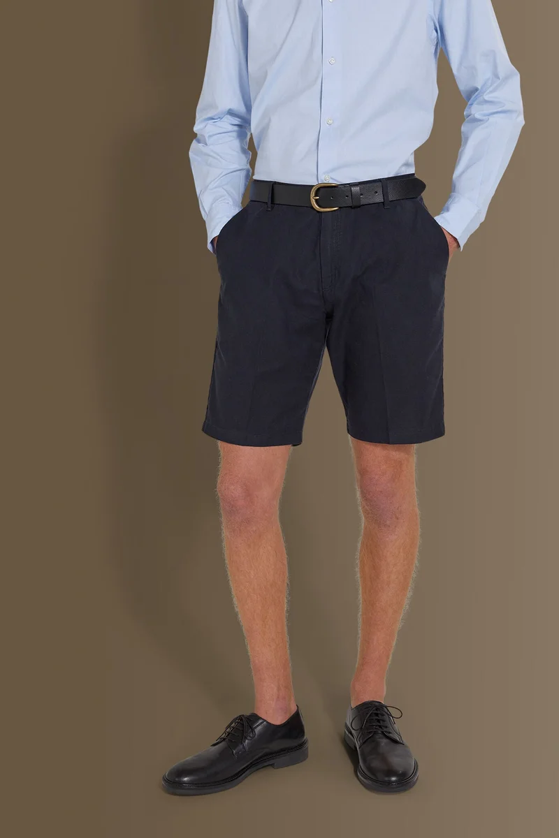 دوبل غانغر Bermuda linen blend - DK Blue