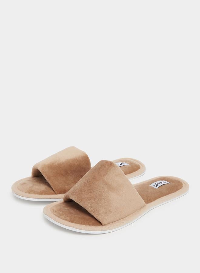 Styli Textured Slip-On Slippers - Image 2