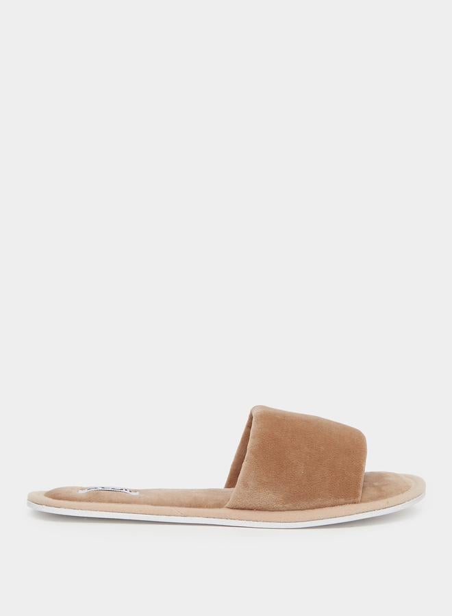Styli Textured Slip-On Slippers - Image 1