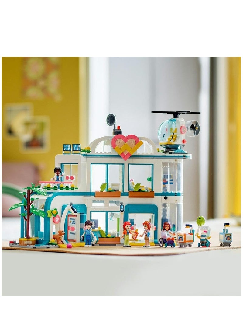 Lego Friends Heartlake City Hospital 42621 Building Blocks Toy Set; Toys for Boys, Girls, and Kids (1,045 Pieces)
