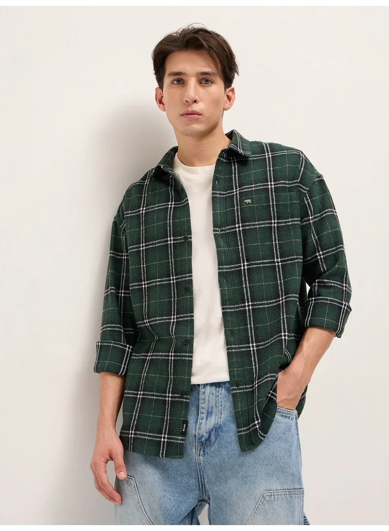 ذا بير هاوس Men’s Long Sleeve Shirt – Classic, Comfortable and Stylish Essential for Work, Travel or Casual Outings