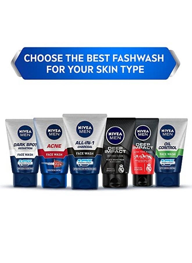 Nivea - Men Face Wash Dark Spot Reduction For Clean & Clear Skin With 10X Vitamin C Effect 100 G - Image 1