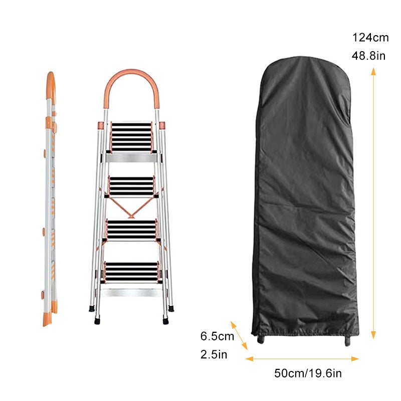 Folding Ladder Dust Cover Waterproof Sun Protection Storage Cover Household Herringbone Ladder Protective Cover Folding Ladder Sun Protection Cover Protective Cover - Image 4