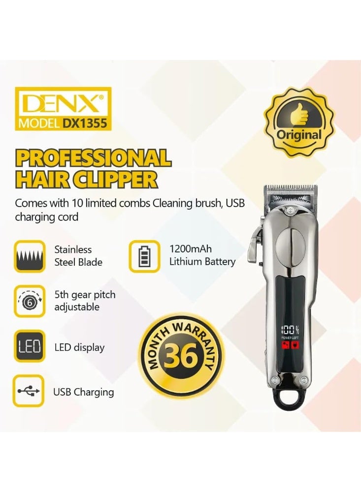 دينكس ماكينة قص الشعر الاحترافية DENX DX1355 - Image 4