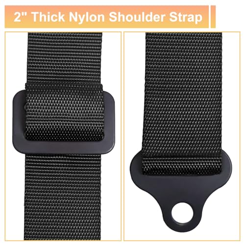 Wuidail 4 Point Harness Seat Belt with 2 Inch Padding Comfortable Shoulder Pad Seat Belt for Go Kart UTV & ATV (Black-1) - Image 4