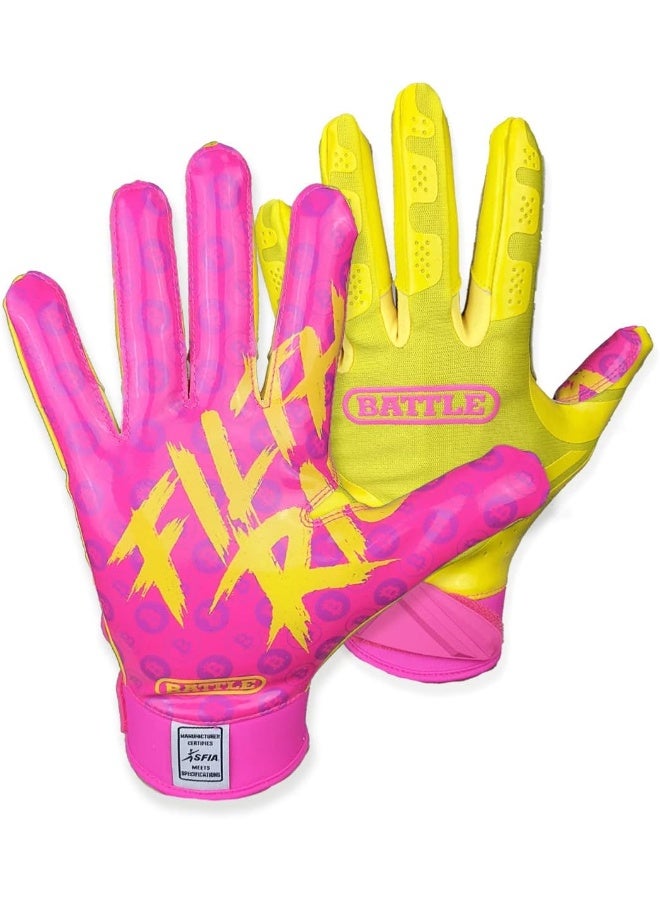 Battle Filthy Rich Football Receiver Gloves for Adult & Youth - Image 1