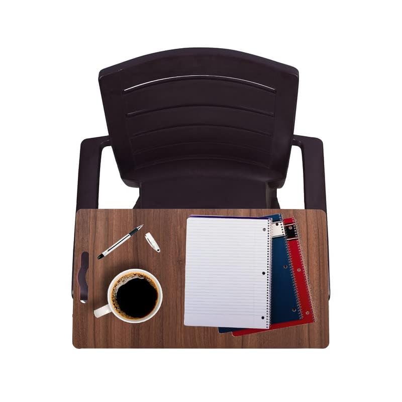 FALSHRUTI لوح دراسة متعدد الاستخدامات من MDF مقاوم للماء من فالشراتي (الحجم: 59 × 33 سم) (بني) - Image 1