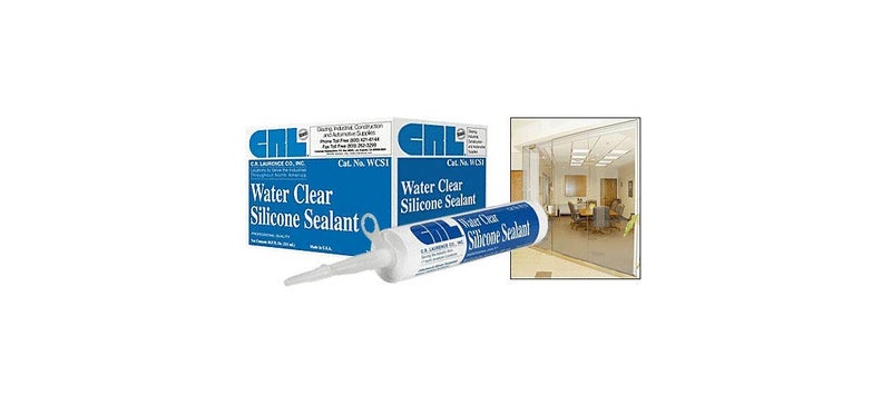 CRL Water Clear Silicone Sealant - 10.3 Fluid Ounce Cartridge - Image 2
