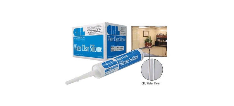 CRL Water Clear Silicone Sealant - 10.3 Fluid Ounce Cartridge - Image 4