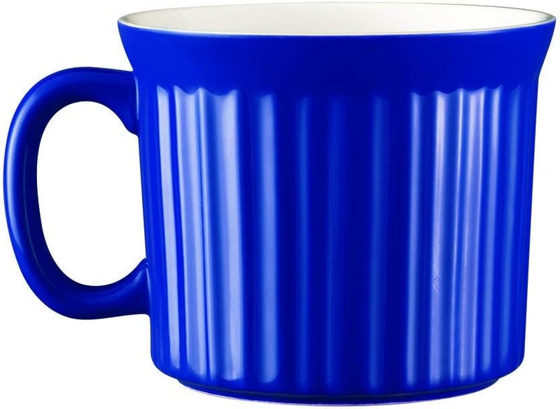CorningWare Pop Ins Mug Blue Stoneware 20oz - Image 4