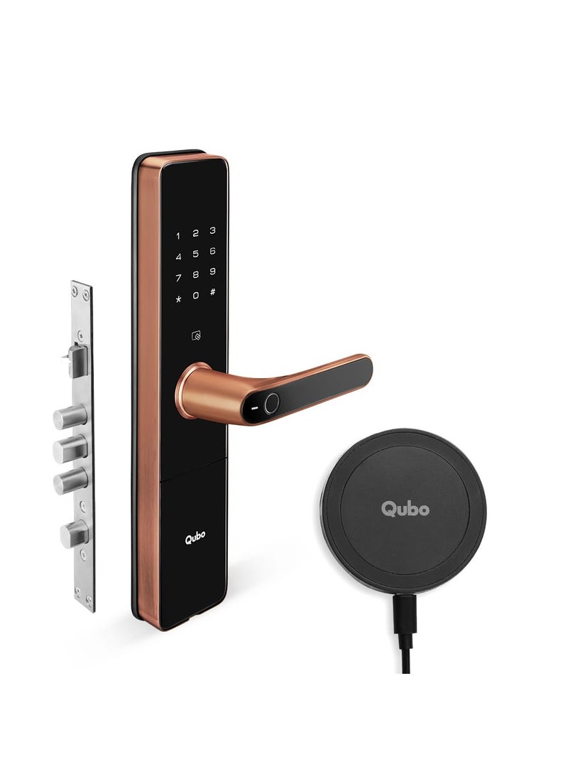 Qubo QUBO Smart Door Lock Ultra from Hero Group 5Way Unlocking Fingerprint Pincode RFID Access Ca  - Image 1