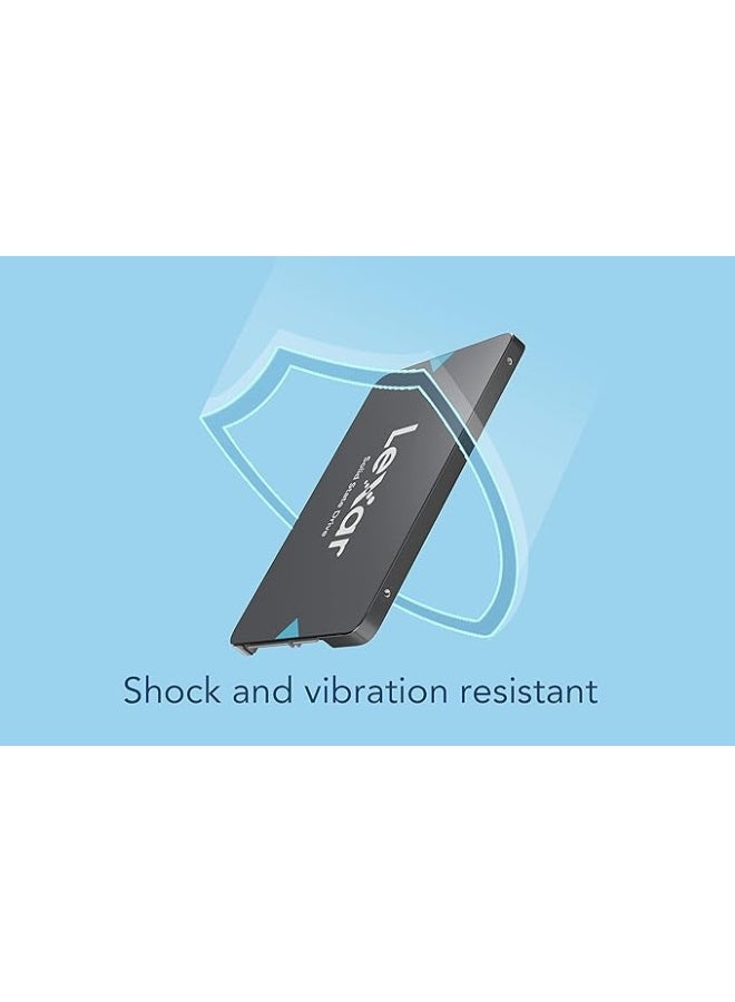ليكسار قرص صلب من ليكسار® NQ100 بسعة 256 جيجابايت، 2.5 بوصة SATA (6Gb/s)، سرعة قراءة تصل إلى 550 ميجابايت/ثانية - Image 4