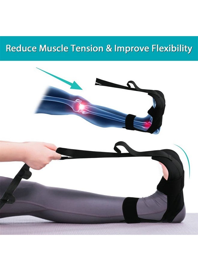 Proberos® Yoga Belt for Women Men, 5 Loops Yoga Strap for Stretching, Yoga Bands for Yoga Exercise Fitness Rehabilitation Ligament Ankle Joint Correction Hemiplegia Training - Image 3