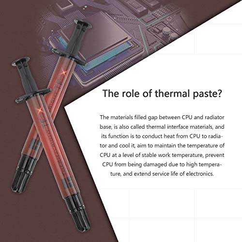 Thermalright TFX 2g Thermal Paste,The High Performance Thermal Grease for Cooling All Processors, Heat Sink Paste High Durability 14.3W/m. Graphics Cards and Heat Sinks in Computers and Consoles - Image 3