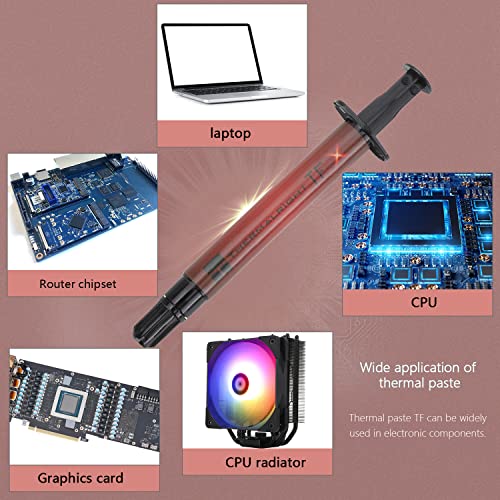 Thermalright TFX 2g Thermal Paste,The High Performance Thermal Grease for Cooling All Processors, Heat Sink Paste High Durability 14.3W/m. Graphics Cards and Heat Sinks in Computers and Consoles - Image 4