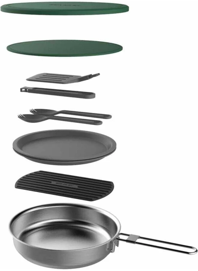 ستانلي Adventure Steel Frying Pan Set (9 Pieces) 0.94 Lt