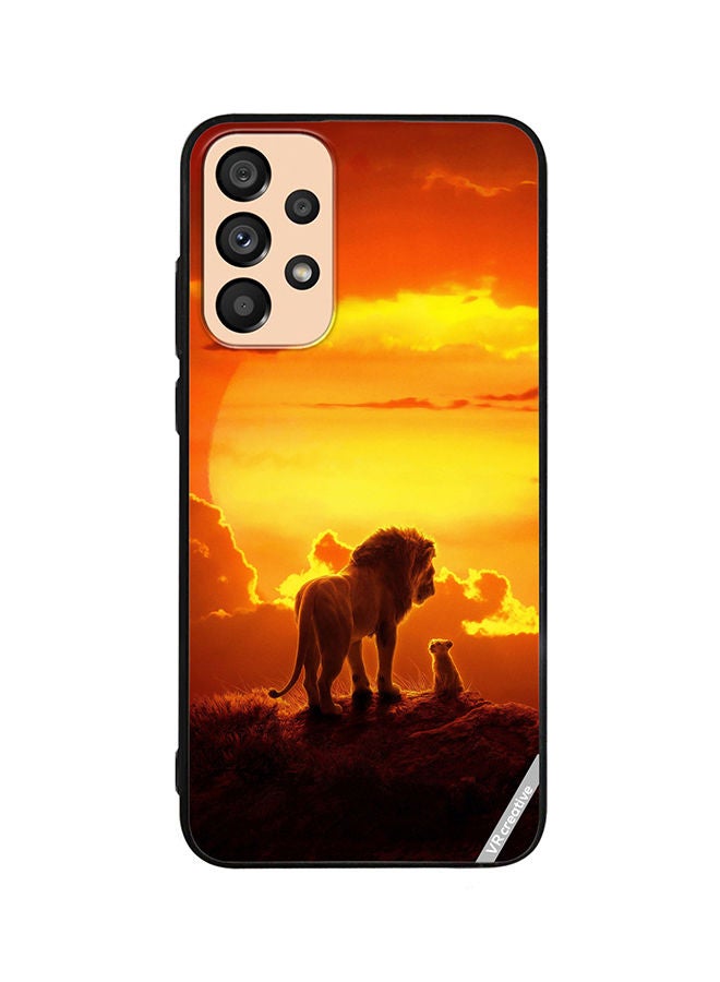 VR CREATIVE Protective Case Cover For Samsung Galaxy A33 5G The Lion King Design Multicolour - Image 1