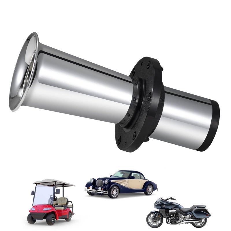 OOGA Air Horn Antique Ahooga Vintage Classic Old Style School 12V 110DB Car Air Horn Loud Ahooga Similar to Antique Vintage Old Car Banhao Chrome