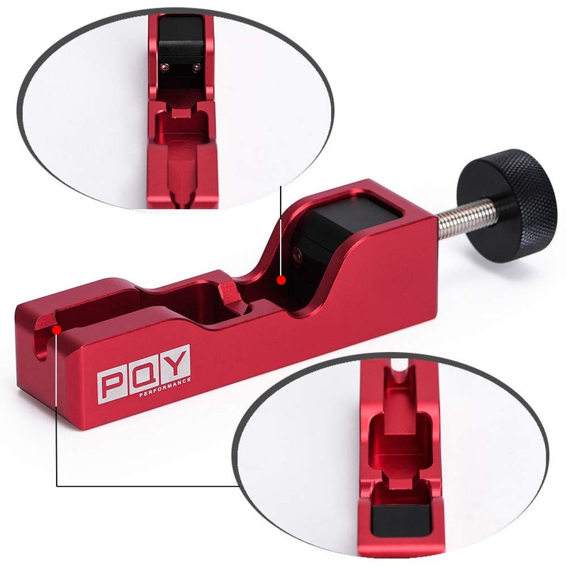 pqy أداة ضبط فجوة شمعات الإشعال العالمية PQY لمعظم شمعات الإشعال 10mm 12mm 14mm 16mm باللون الأحمر - Image 2