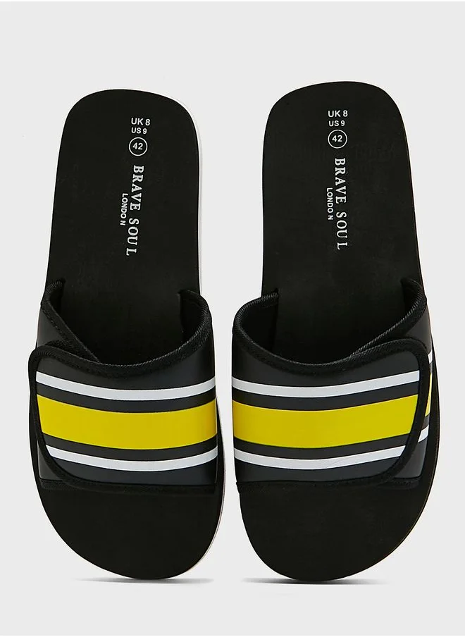 BRAVE SOUL Mateo Velcro Slides