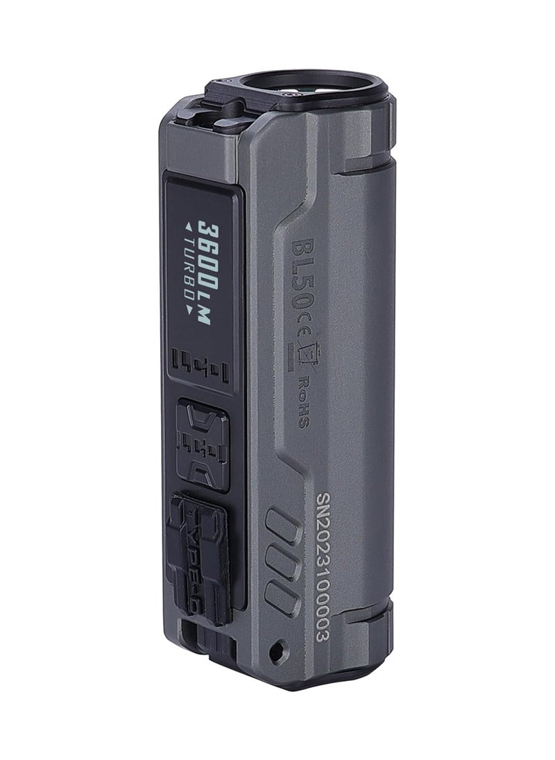 IMALENT BL50 Mini Flashlight 3600 Lumens Dual Light Source EDC Torch with White LED  - Image 1