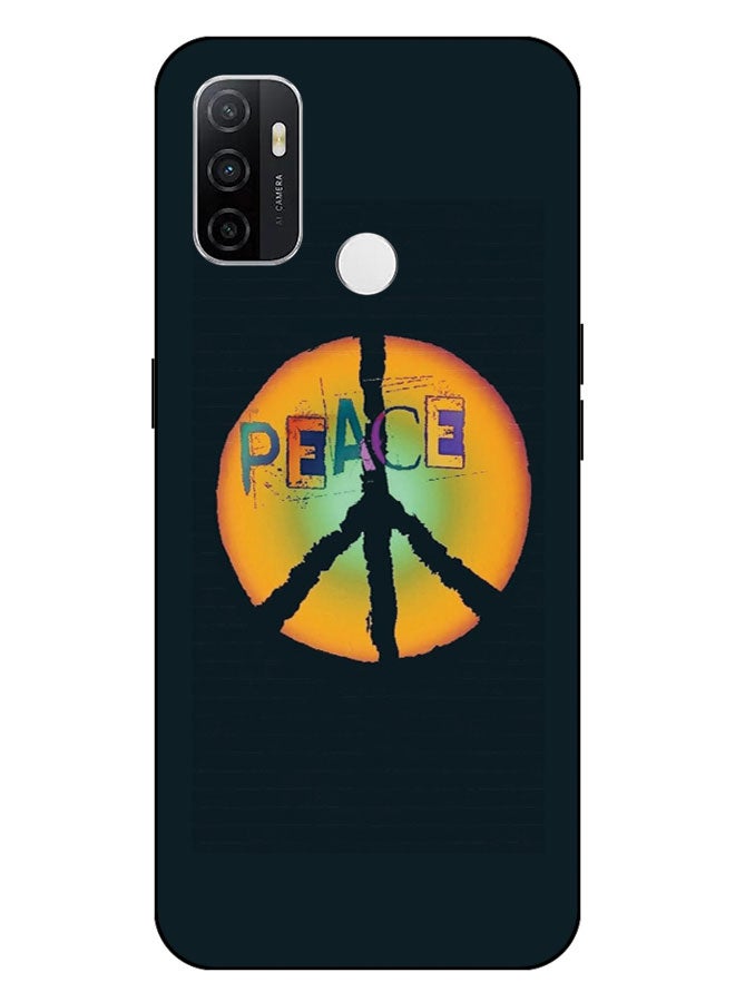 EYE CATCH Printed Protective Case Cover For Oppo A11s  -  Peace - Image 1