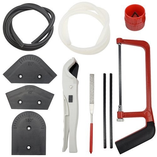 مجموعة أدوات قطع وثني أنابيب BXQINLENX 9 قطع PETG OD 14MM ID 10MM 9 قطع