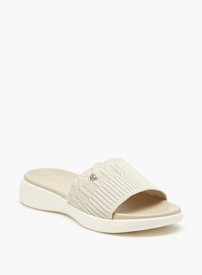 لو كونفورت Textured Slip-On Flatform Sandals