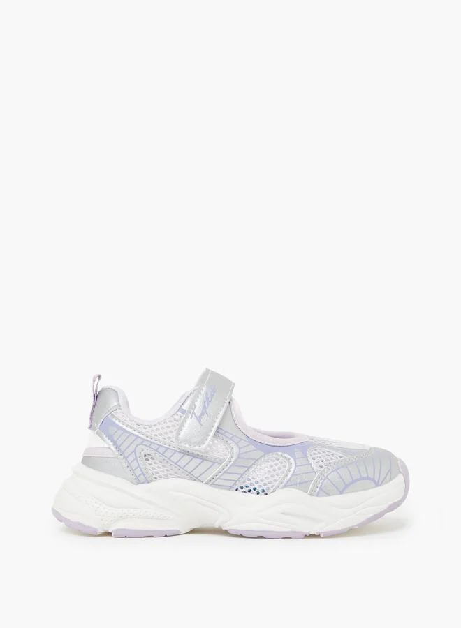 Styli Teen Girls Mesh Upper Velcro Strap Shoes