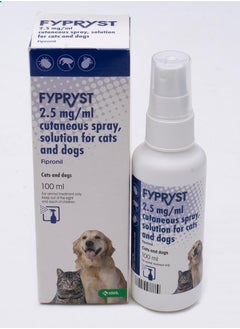 FYPRYST 2.5 mg/ml 100 ml for spraying on the skin for cats and dogs