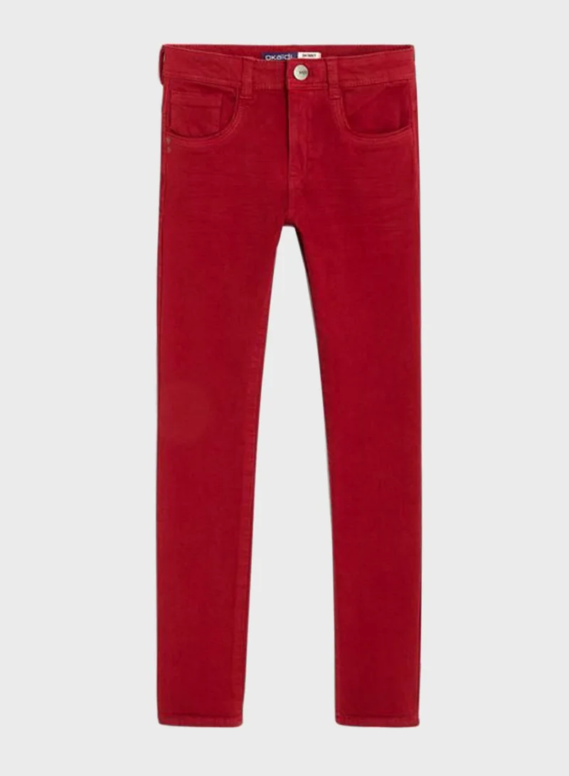 Okaidi Obaibi Kids Canvas Trousers