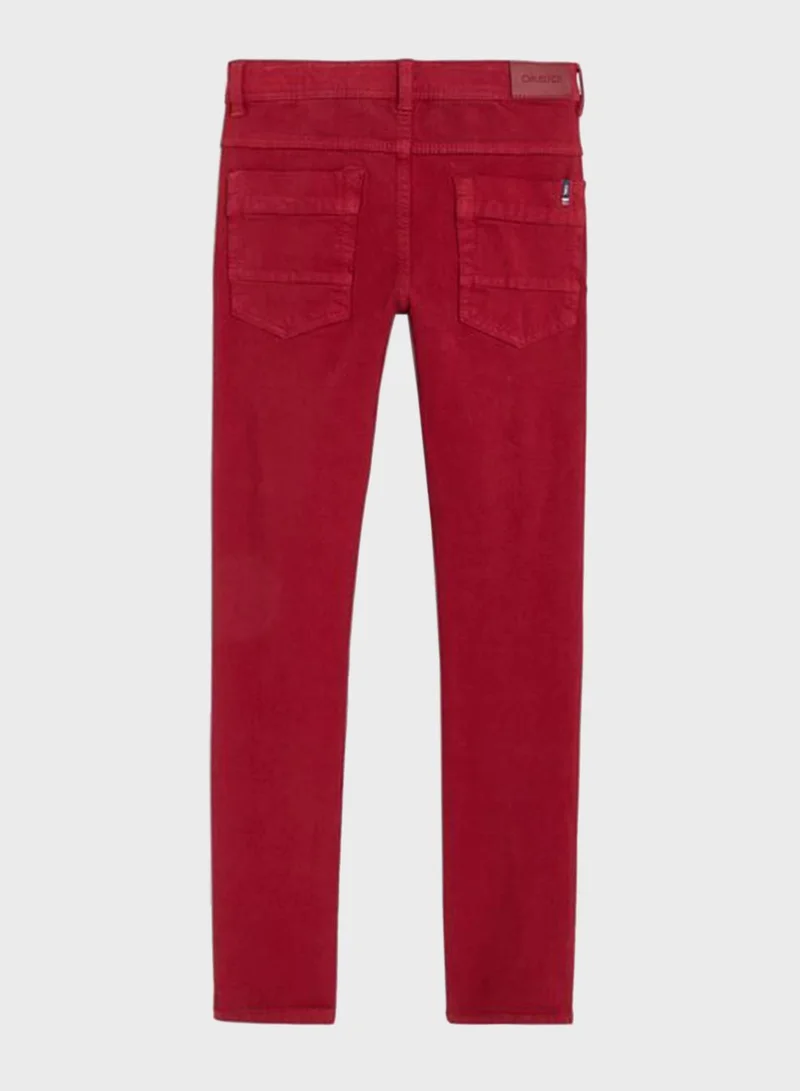 Okaidi Obaibi Kids Canvas Trousers