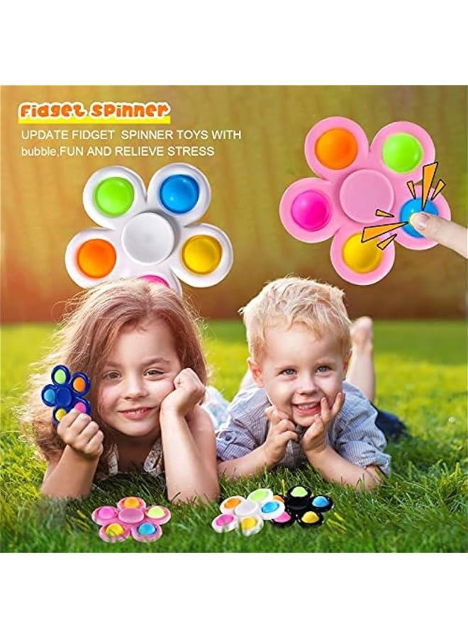 10 Pack Party Favors for Kids 4 8 12, Fidget Spinners Birthday Return Gift, Fidget Toys Bulk, Classroom Treasure Box Prize Boys Girls - Image 2