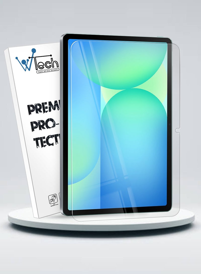 دبليو تيك سامسونج جالاكسي تاب S10 FE 10.9 5G 2025 (10.9 بوصة) واقي شاشة زجاجي 9H Ultra HD (TSG9CN) - شفاف - Image 1