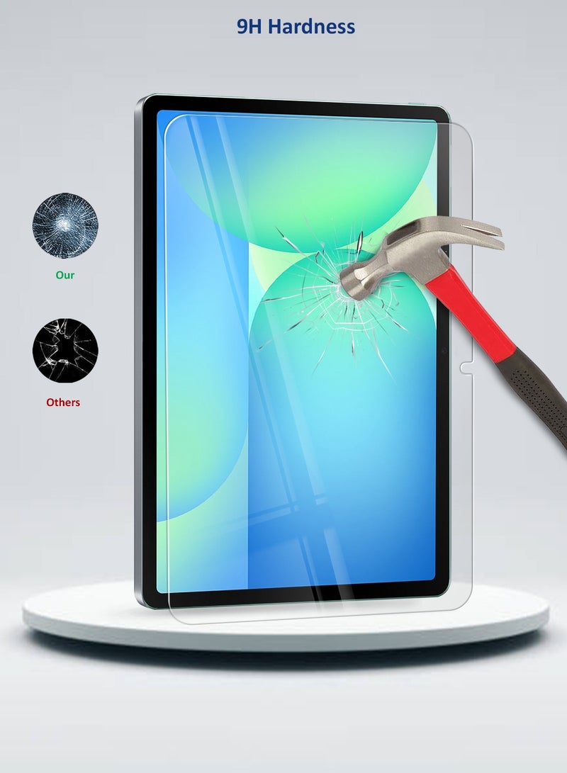 دبليو تيك سامسونج جالاكسي تاب S10 FE 10.9 5G 2025 (10.9 بوصة) واقي شاشة زجاجي 9H Ultra HD (TSG9CN) - شفاف - Image 3