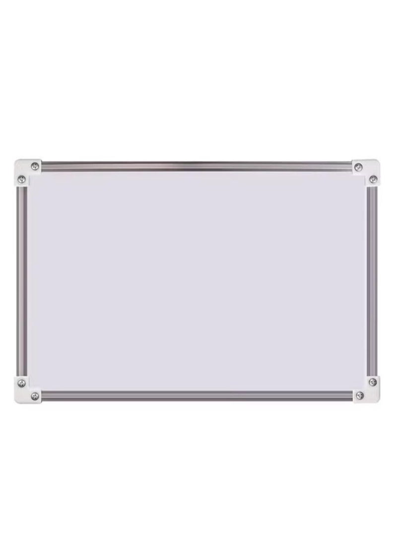 SBC Aluminum Framed Magnetic Board,35x25 cm White/Grey - Image 2