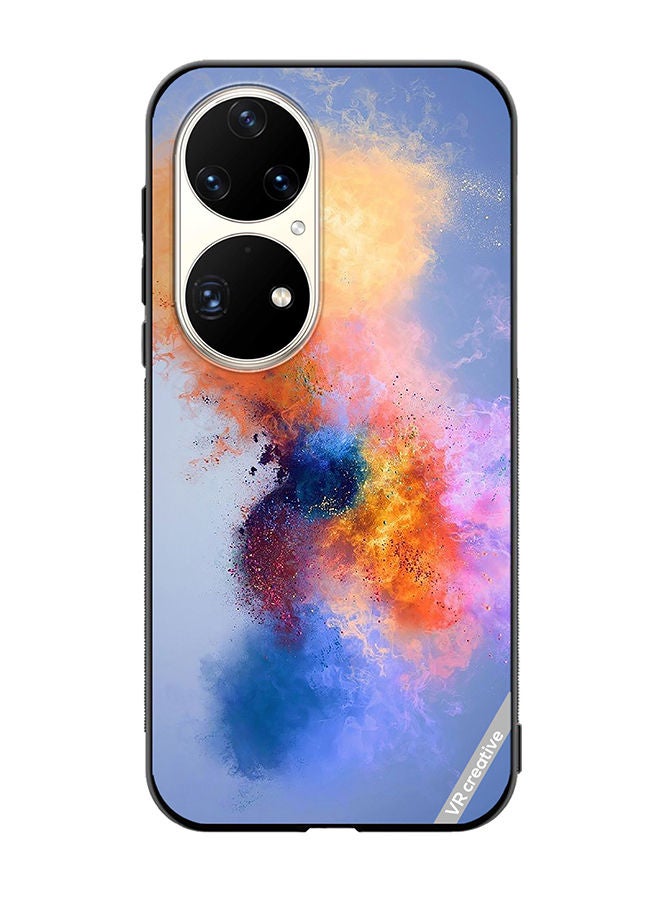 VR CREATIVE غطاء حماية لهاتف هواوي P50 برو بتصميم متعدد الألوان - Image 1