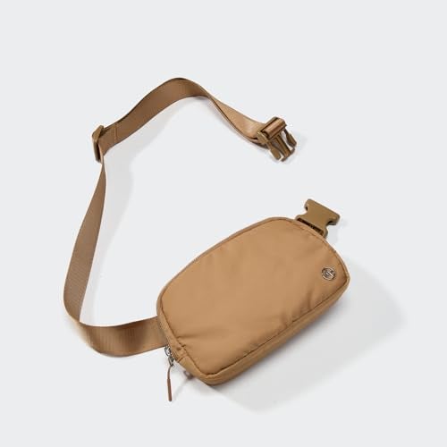 Pander Unisex Belt Bag Fanny Pack for Women with Adjustable Strap, Small Waist Pouch for Workout Running Traveling Hiking. (Caramel Brown) - Image 2
