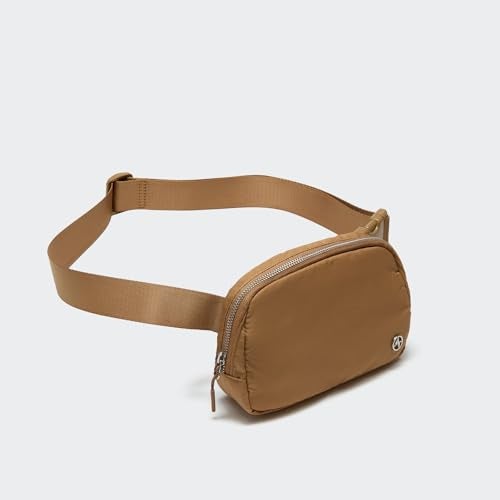 Pander Unisex Belt Bag Fanny Pack for Women with Adjustable Strap, Small Waist Pouch for Workout Running Traveling Hiking. (Caramel Brown) - Image 3