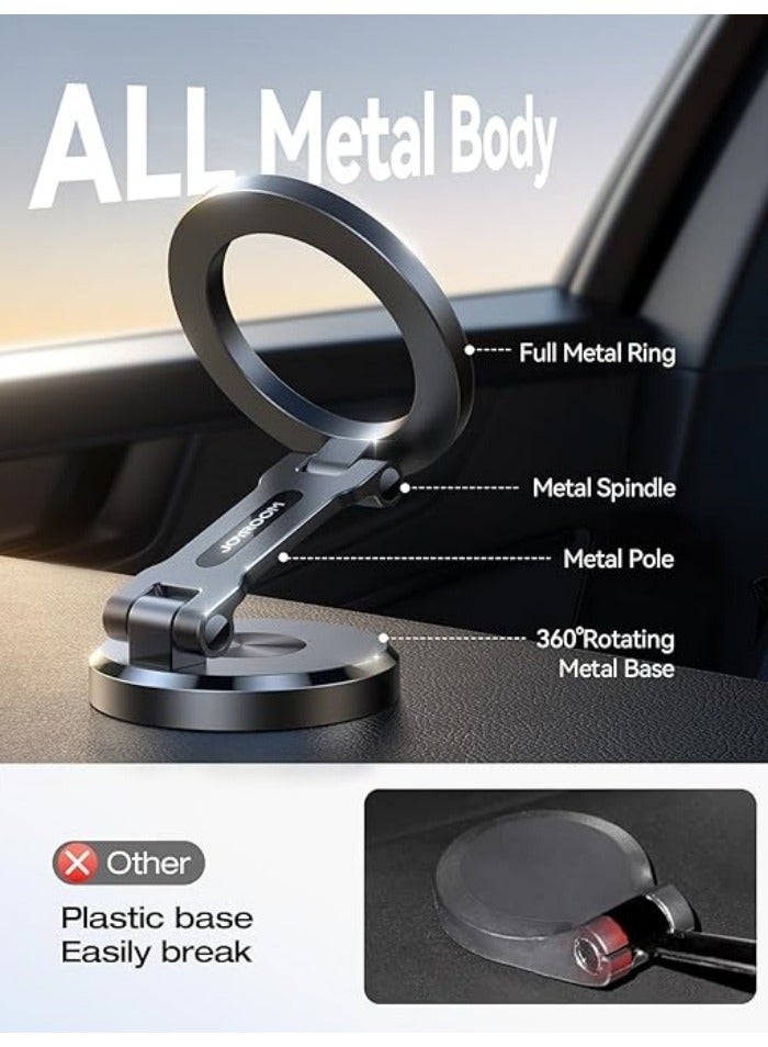 حامل هاتف مغناطيسي للسيارة - بقواعد مغناطيسية قوية، قابل للتعديل 360 درجة، إكسسوارات سيارات للرجال والنساء - Image 3